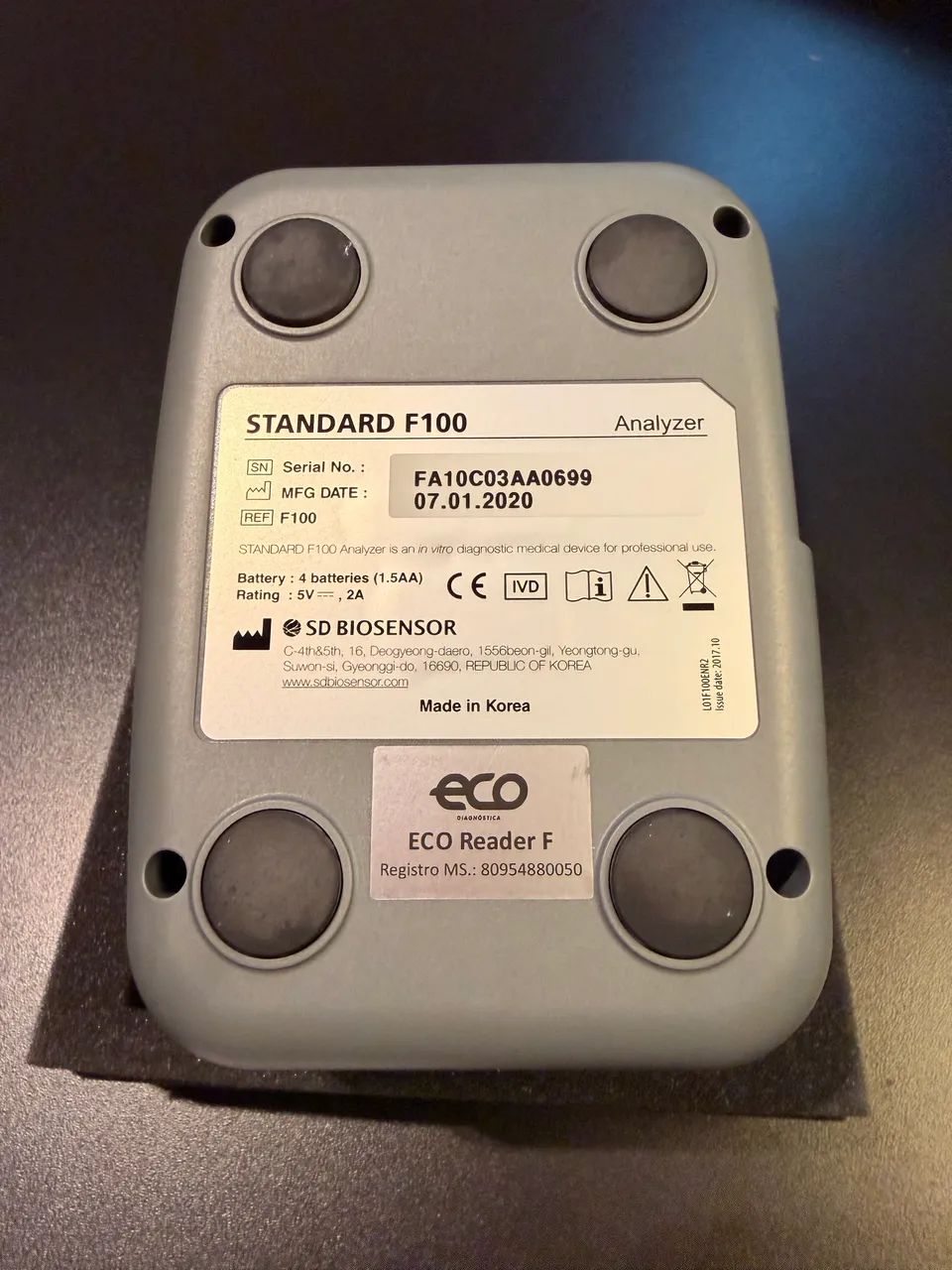 Analisador SD Biosensor STANDARD F100 (ECO Reader F)  - Foto 3
