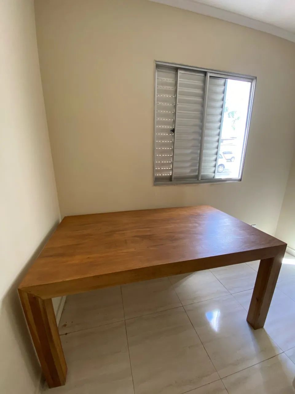 MESA E BANCO DE MADEIRA  - Foto 2