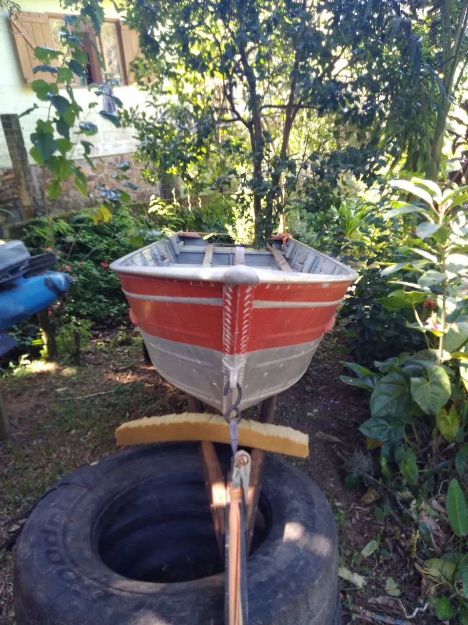 Lancha de alumínio com carretinha,não documentada,nova - Foto 3