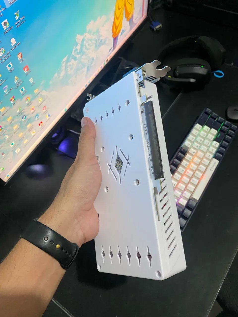 Placa de vídeo RX580 - NOVA  - Foto 3