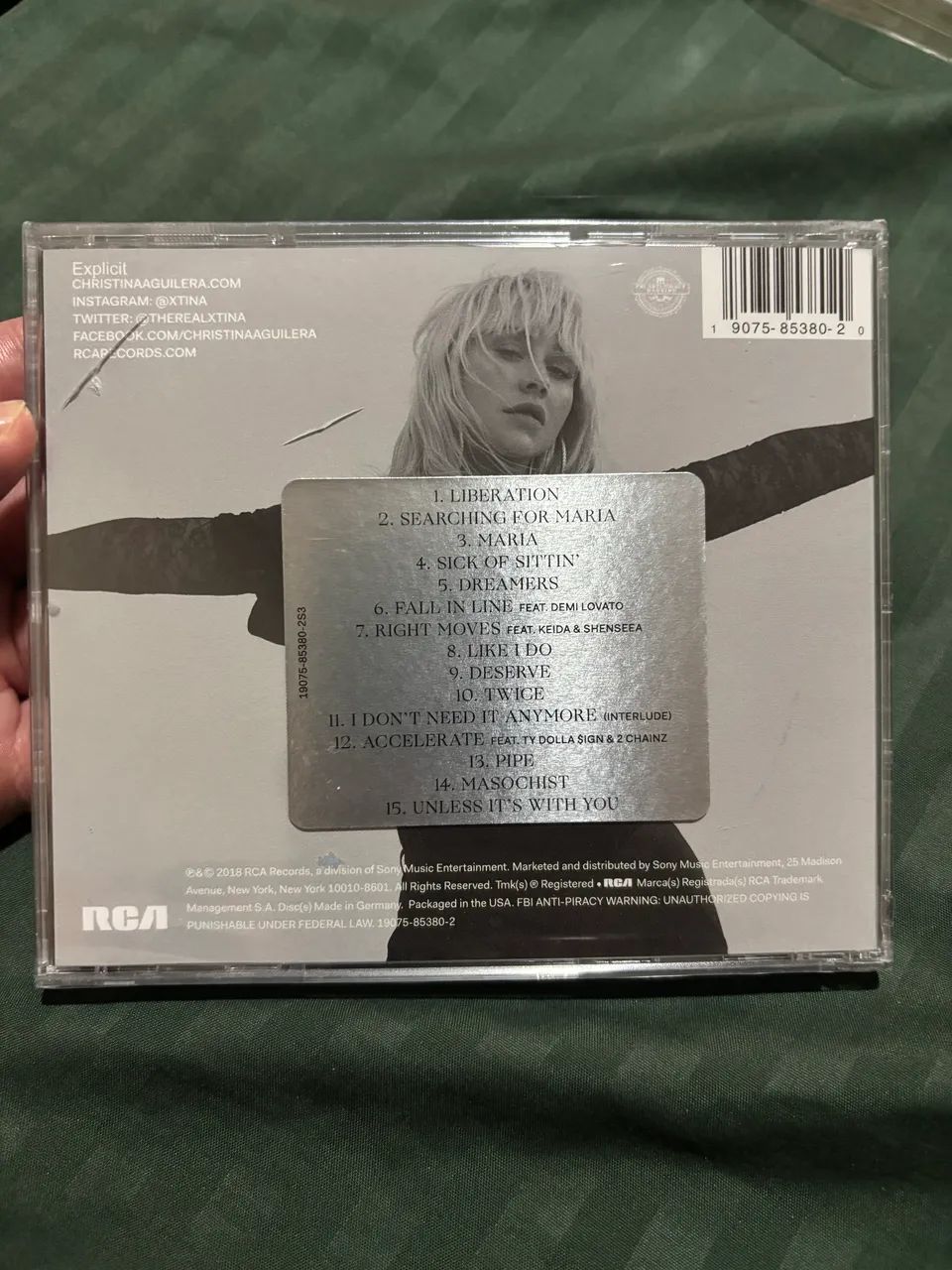 Christina Aguilera - Liberation (americano e lacrado) - Foto 2