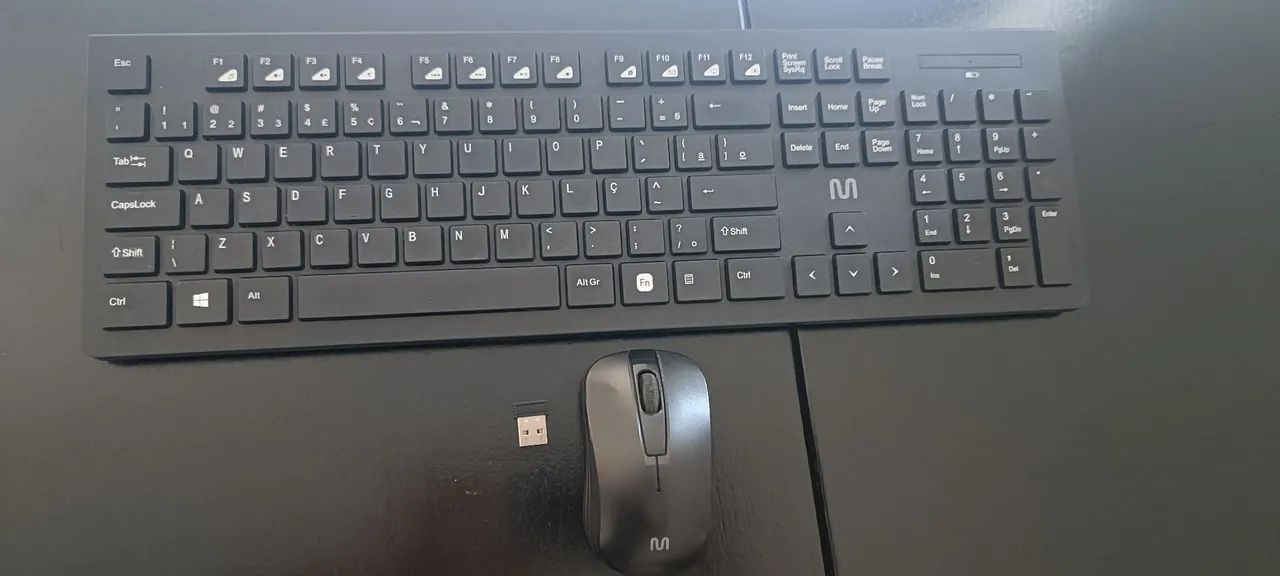 Kit Teclado e Mouse Sem Fio Com Conexão USB 1200 DPI Multi (Multilaser) 