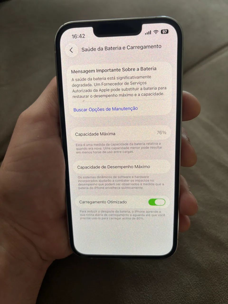 iPhone Pro 256GB Branco Original 100% - Foto 2
