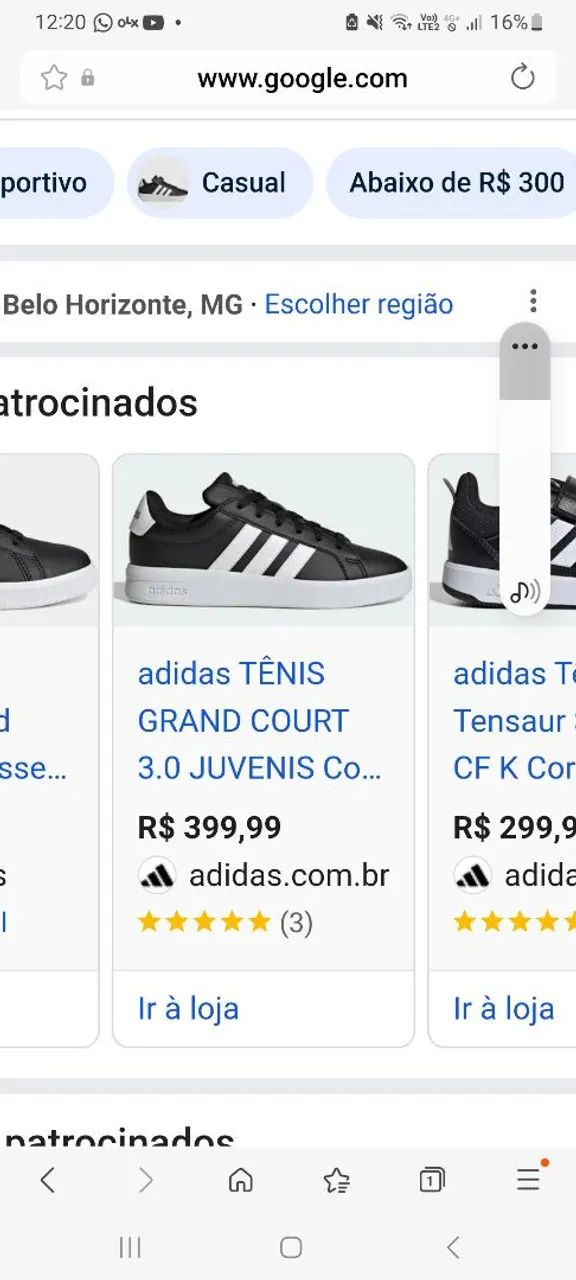 Tênis Infantil Adidas preto 31 - Foto 5