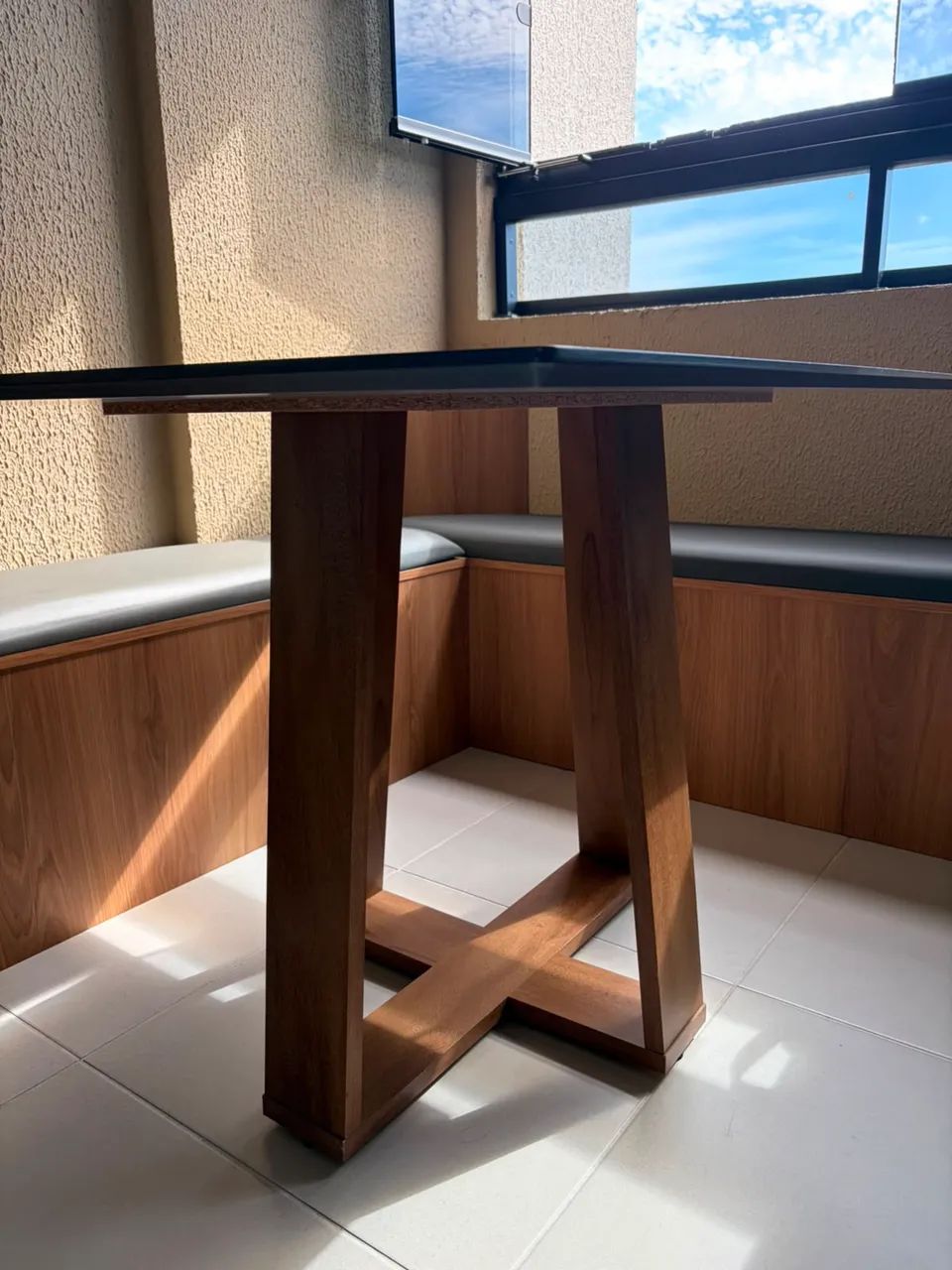 mesa 4 lugares em MDF 120x90 - Foto 3