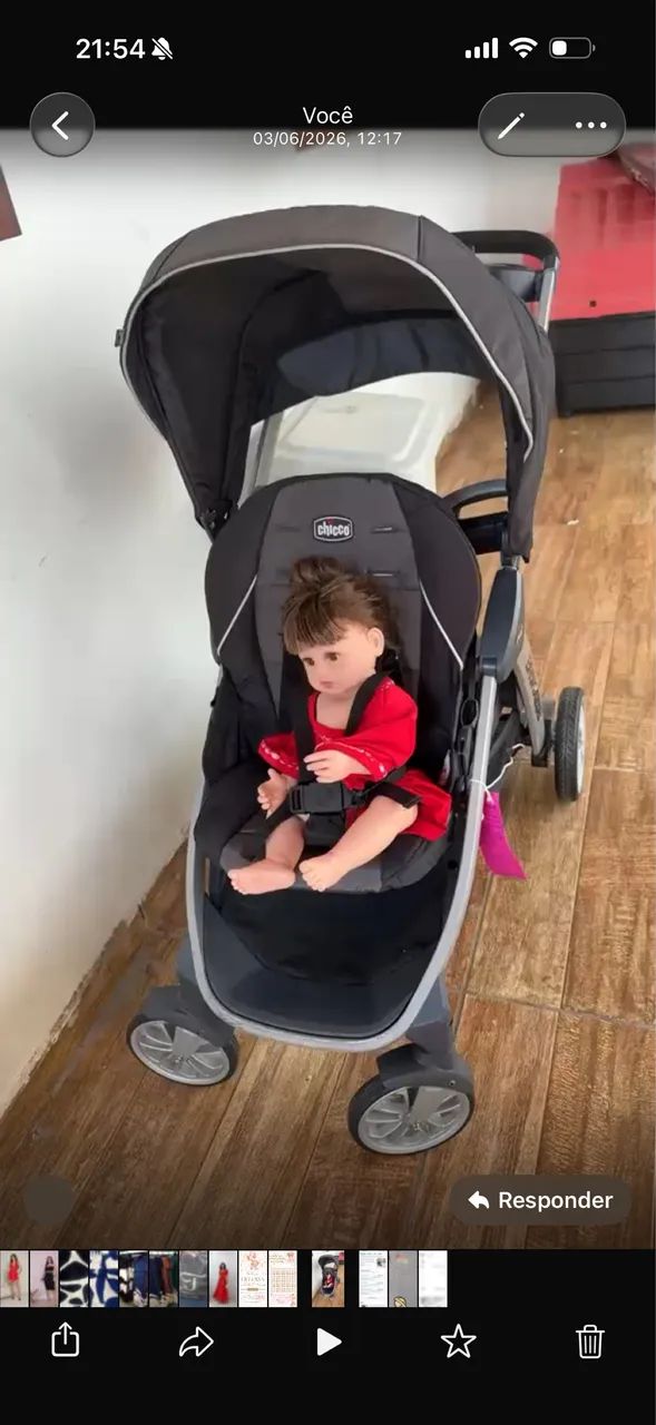 Carrinho de bebê CHICCO - Foto 2