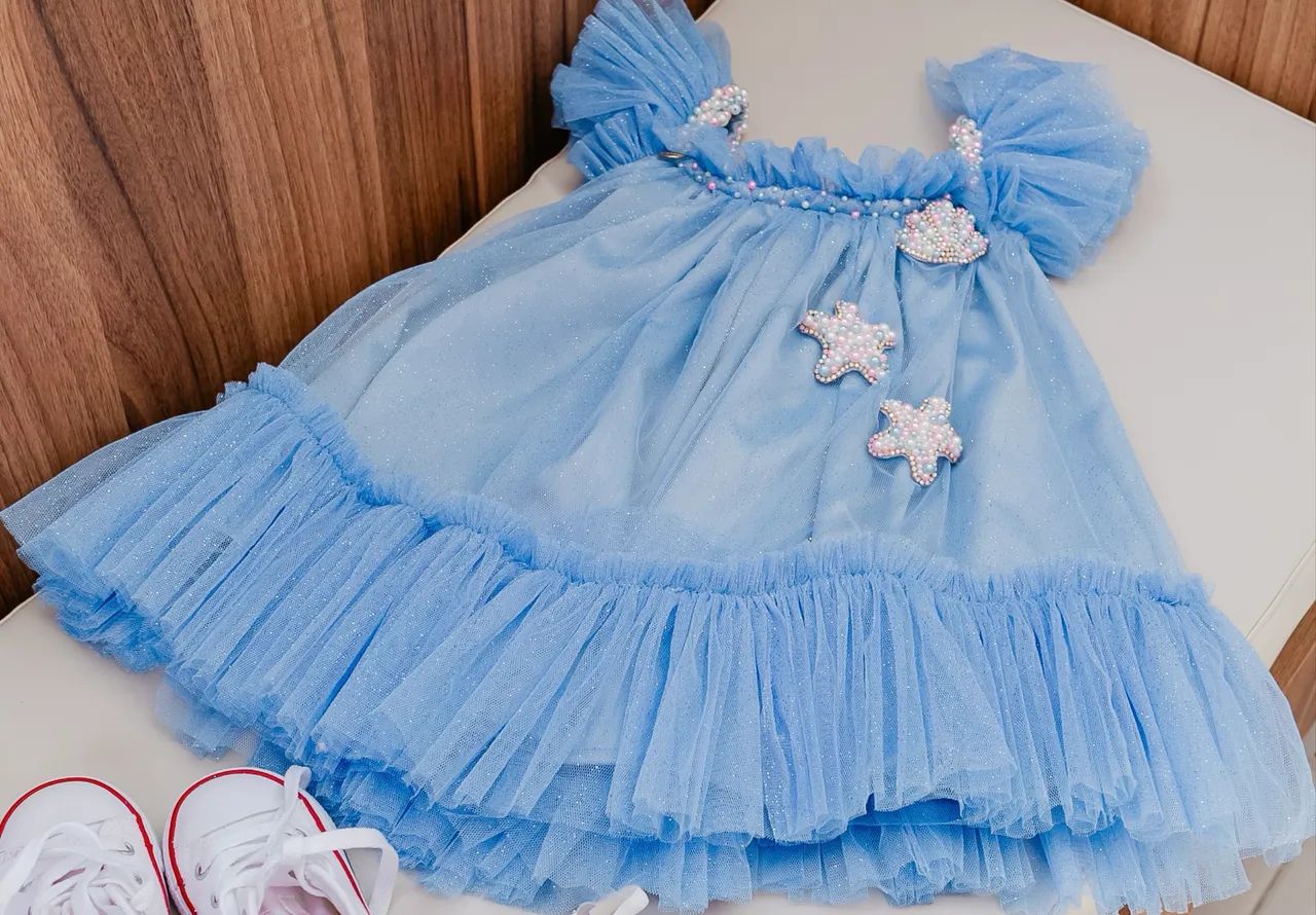 Vestido Tema fundo do mar - Foto 2