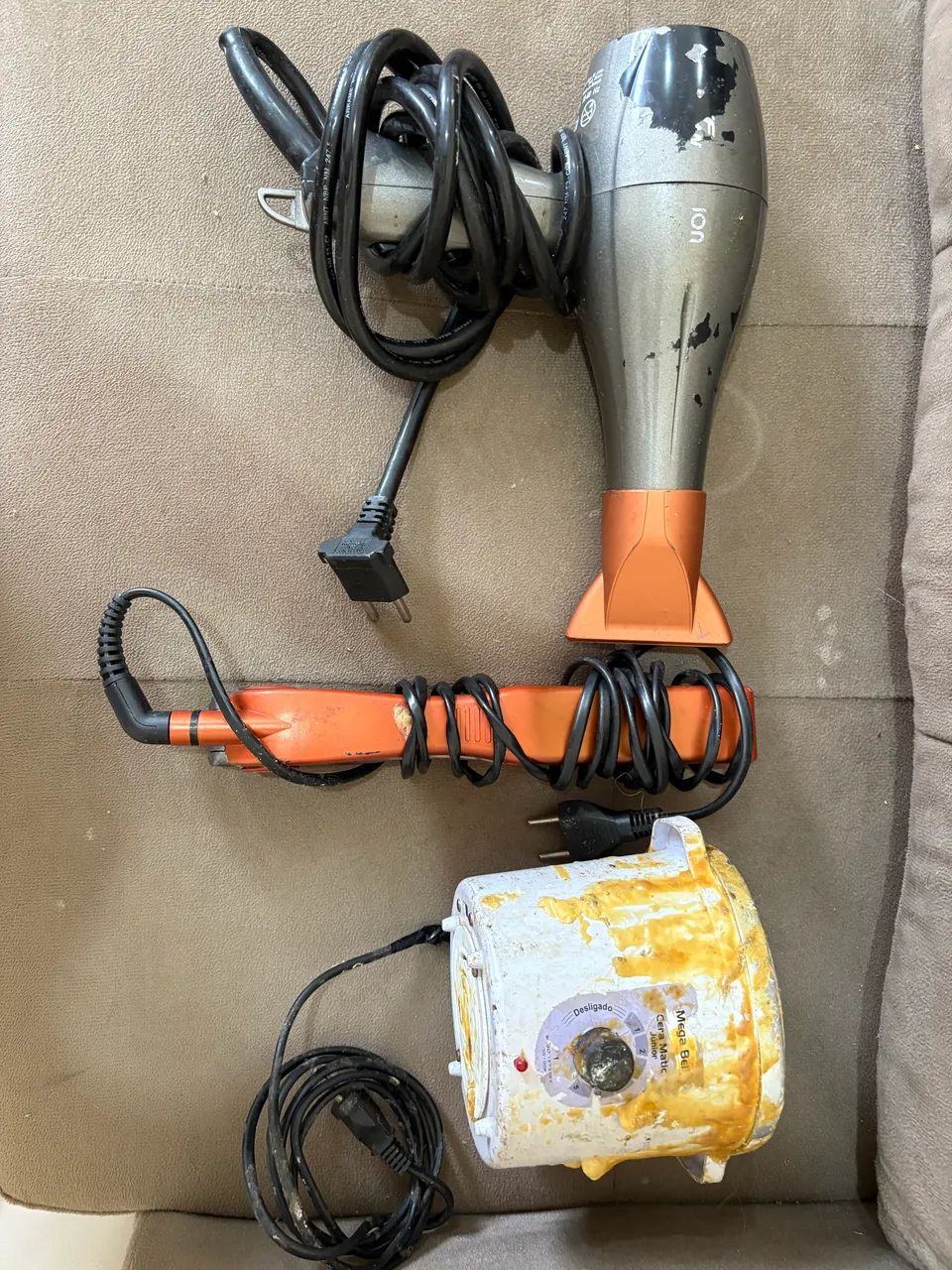 Chapinha secador e máquina de cera