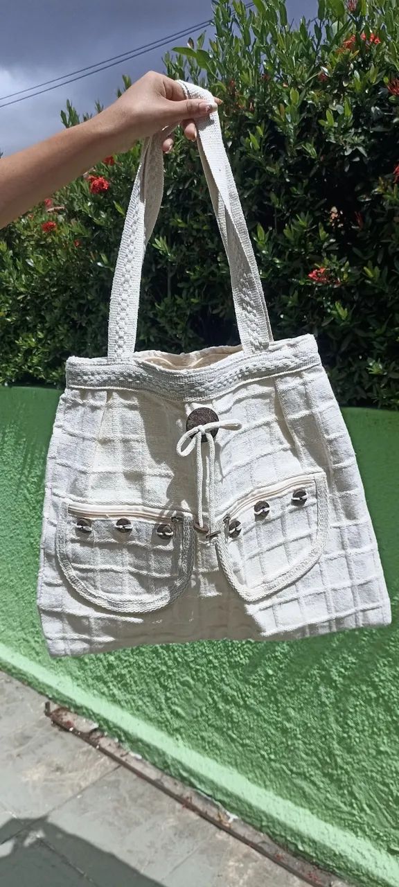 Bolsa em algodão original - Foto 4
