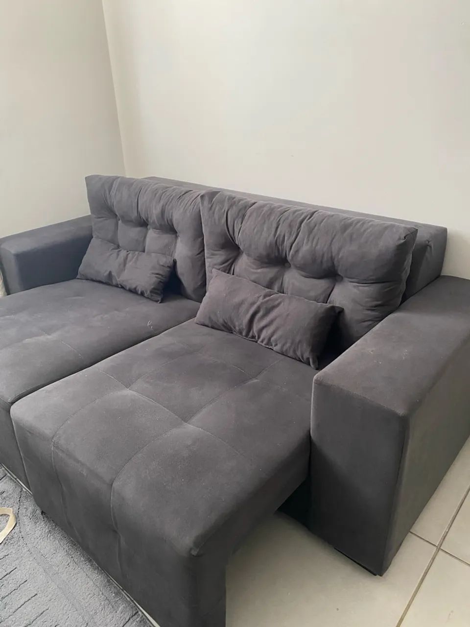 SOFÁ RETRÁTIL C/2 MESES DE USO - Foto 2