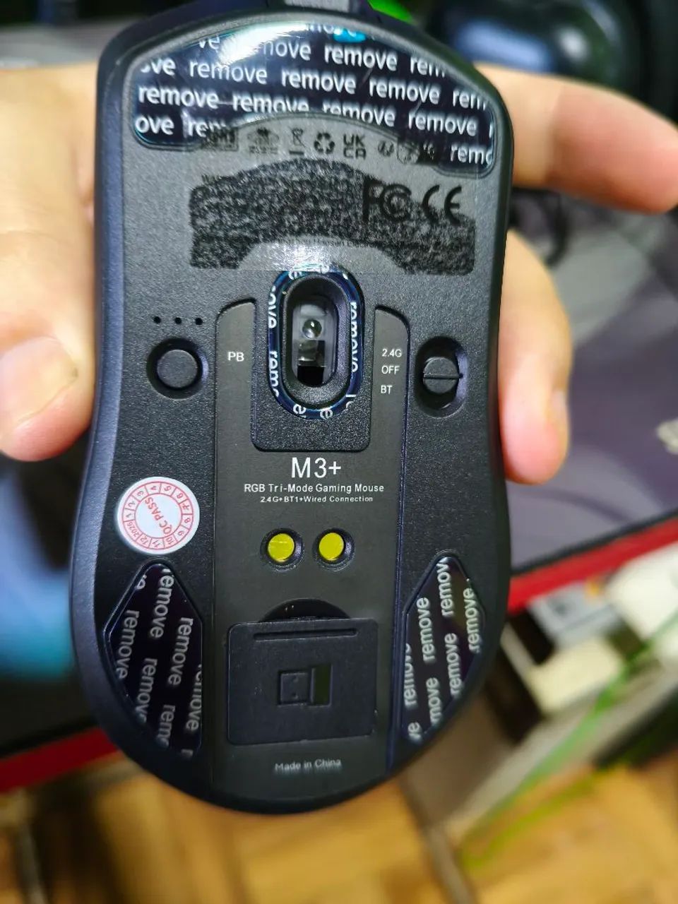 Mouse sem fio com dock Smailwolf M3 pro+ - Foto 5