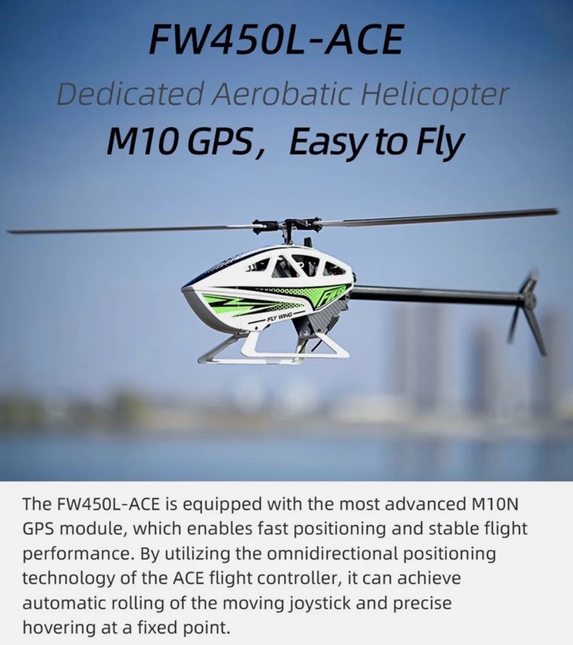 Helicóptero com GPS Flywing FW450L  - Foto 3