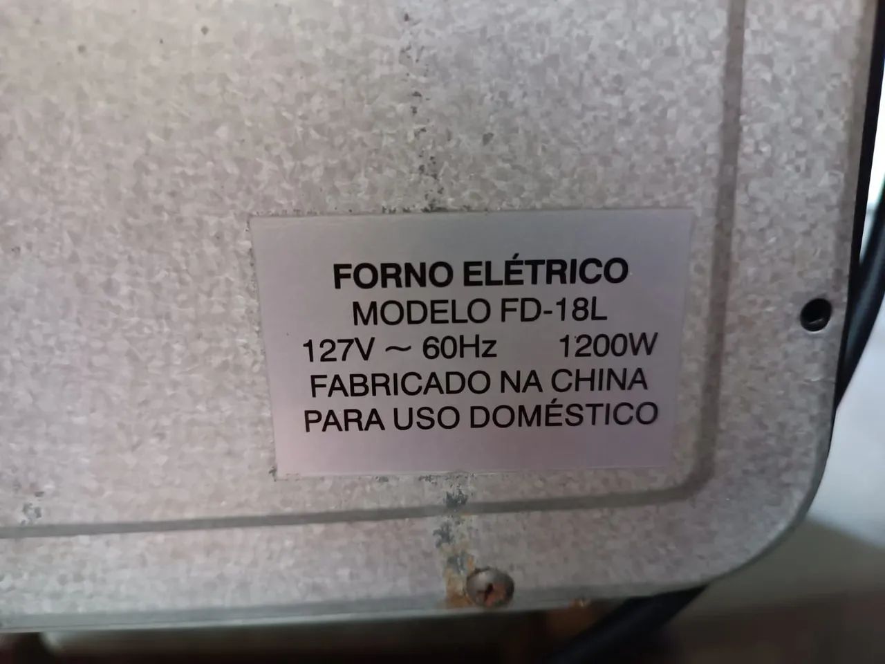 Forno Grande Larg 40cm Elétrico FD-18L Não liga. Problema no Termostato (Bangu) - Foto 5
