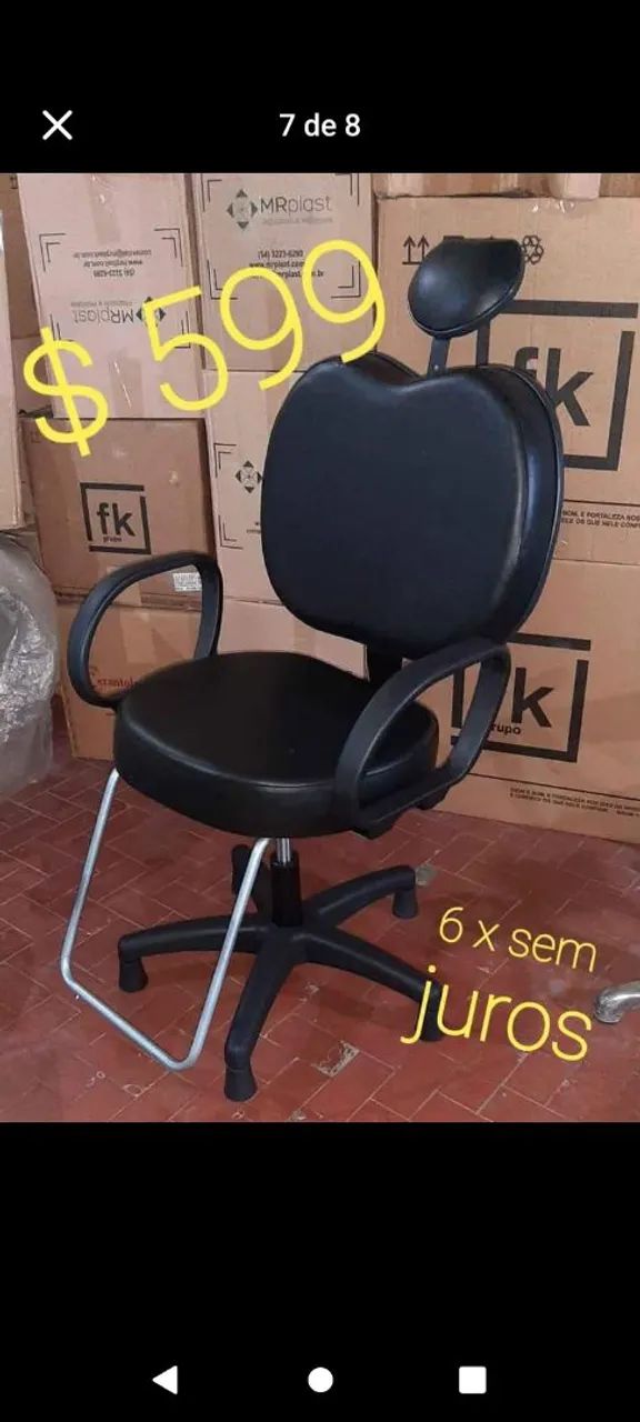 Cadeiras Comum , Hidráulica e Reclinavel  - Foto 4