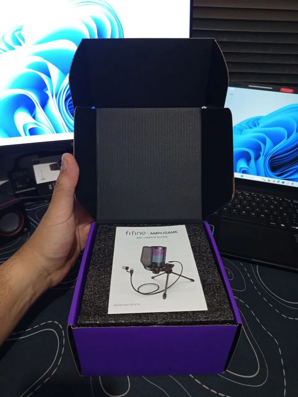 Microfone Gamer A6V Fifine ( Novo, Lacrado ) - Foto 5