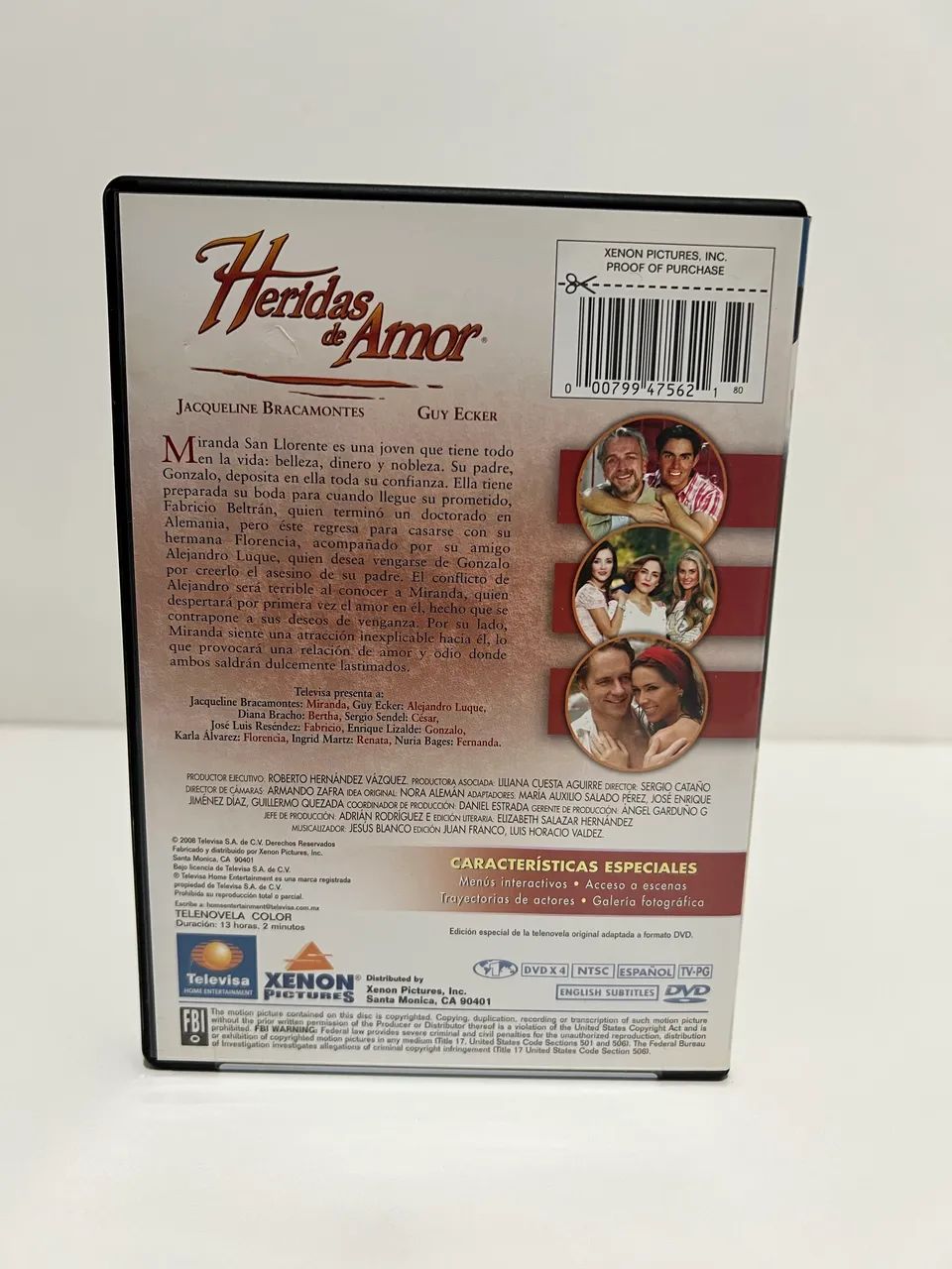 DVD da novela mexicana Feridas de Amor - Foto 2