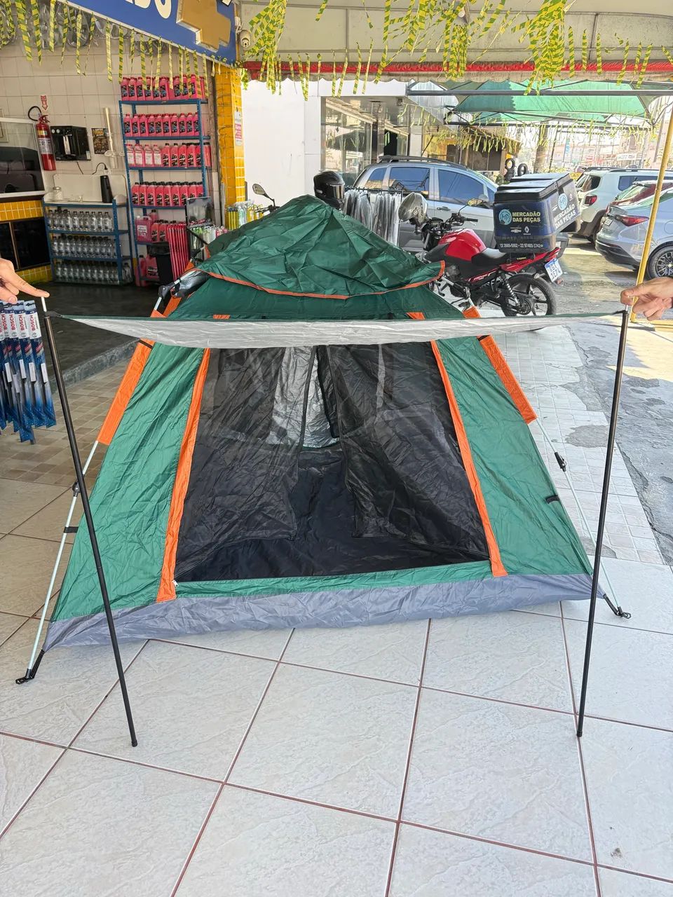 Barraca camping automática de 3 a 5 pessoas  - Foto 2