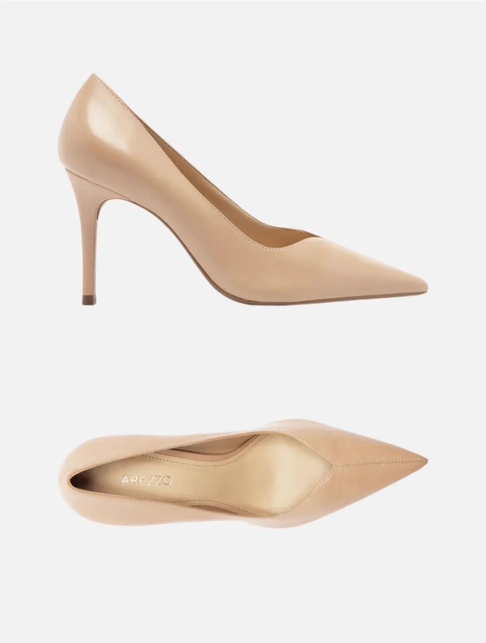 Scarpin Arezzo 35 couro