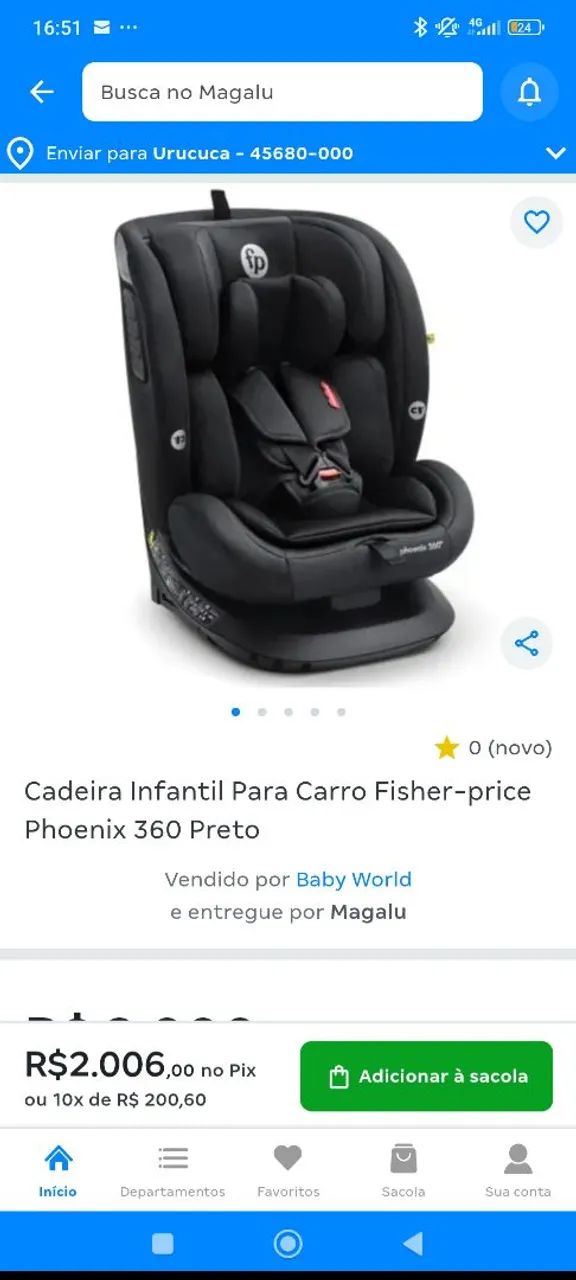 Cadeirinha de Bebê para carro  - Foto 5