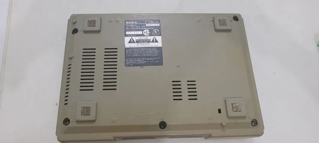 PS1 FAT COM PICOSTATION CARCAÇA AMARELADA - Foto 2