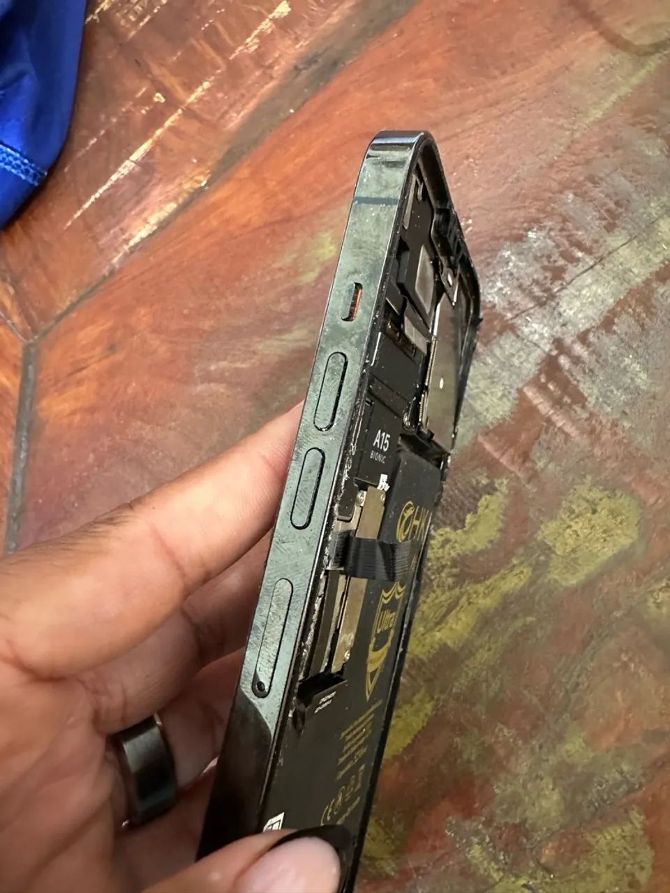 Carcaça iPhone 13 Pro Max Verde Original para Retirada de Componentes Internos - Foto 2