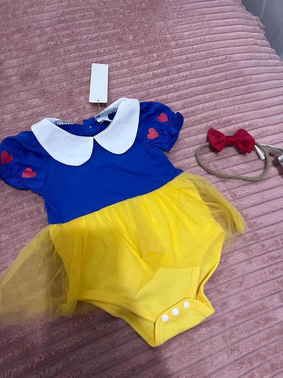 Fantasia branca de neve bebê  - Foto 2