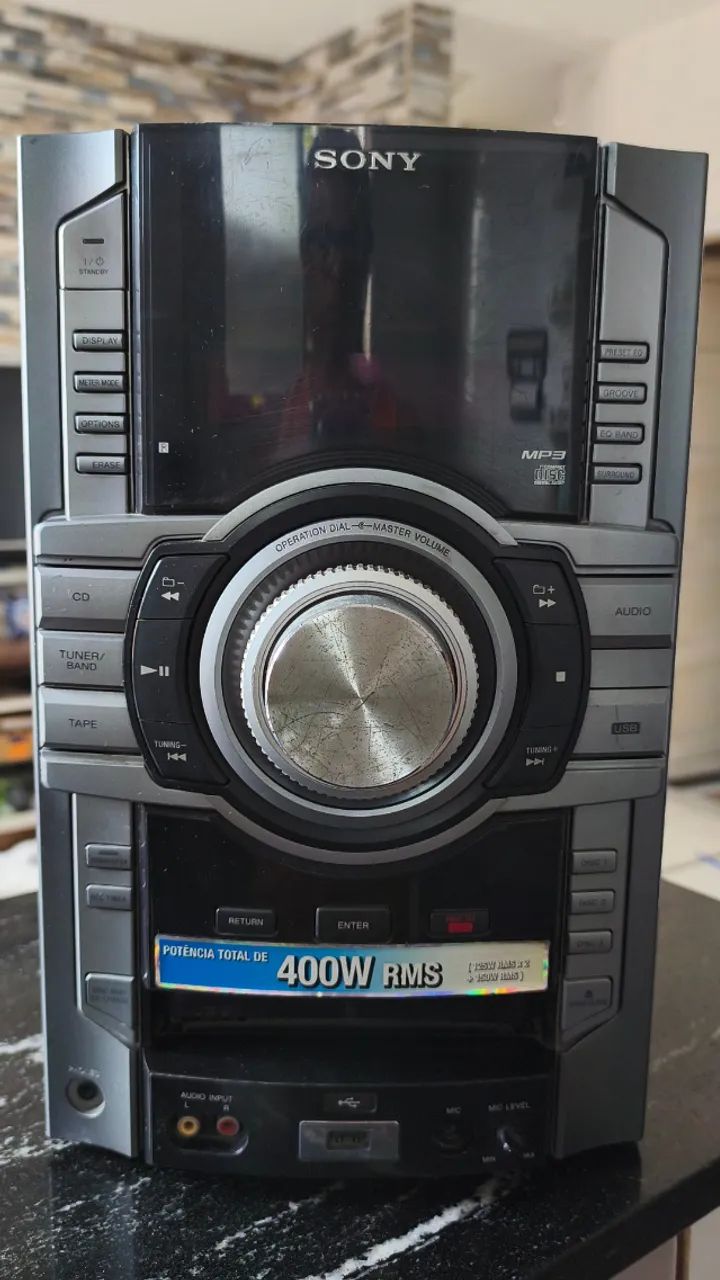 System Sony HCD-GT-444 Com Defeito 