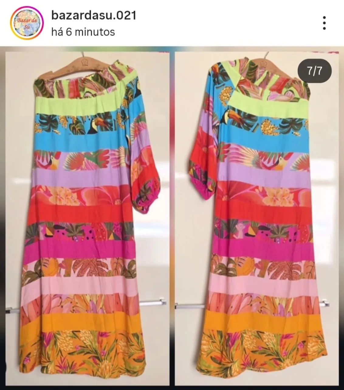 Vestido ombro só dança de cor Farm - Foto 3