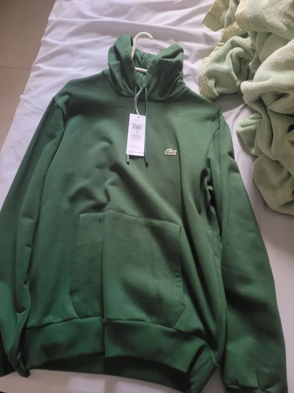Moletom lacoste original cor verde 