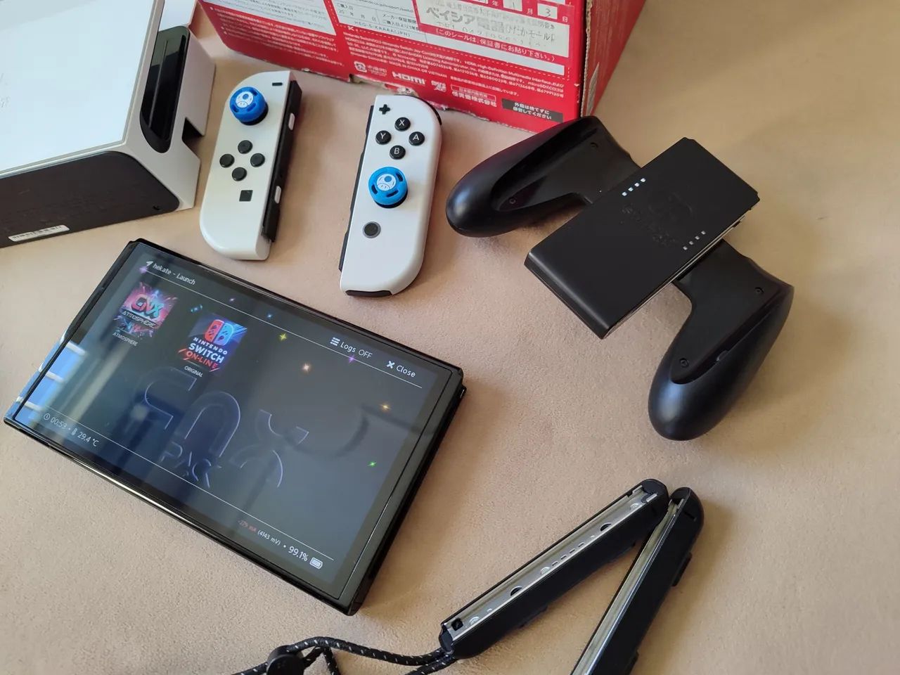 Nintendo switch OLED destravado 128 gigas  - Foto 4