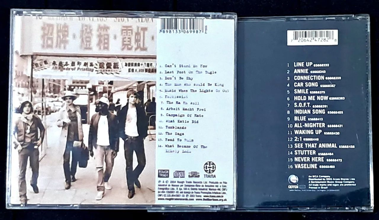 Lote 2 CDs Indie Rock: The Libertines (2004) + Elastica (1995