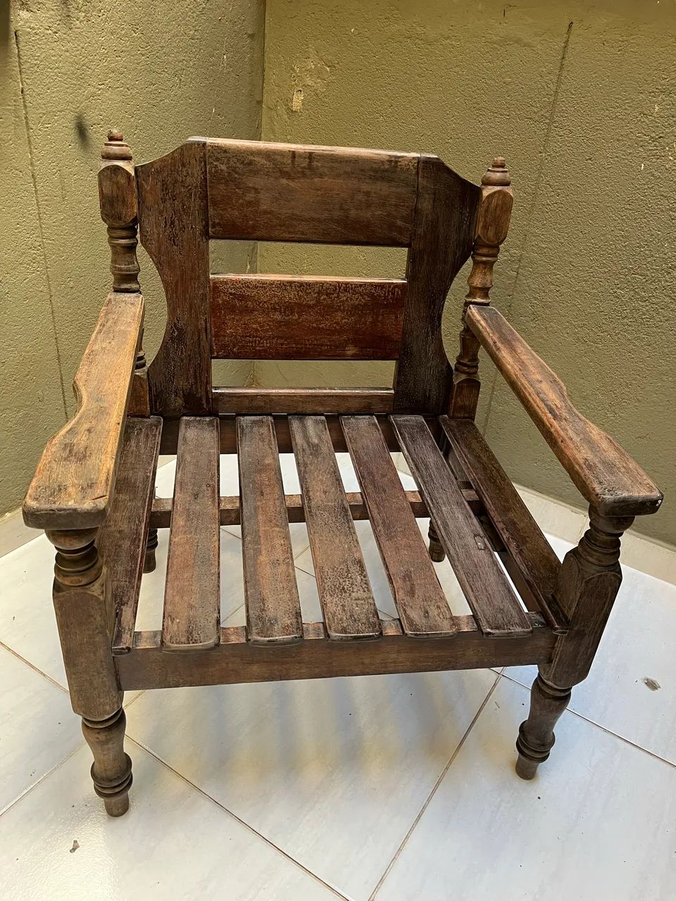 Poltronas rústicas de madeira  - Foto 2