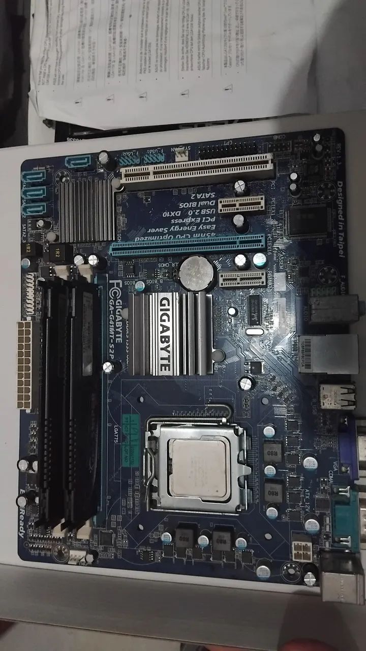 Kit placa mãe + processador + memoria + placa de video  - Foto 3