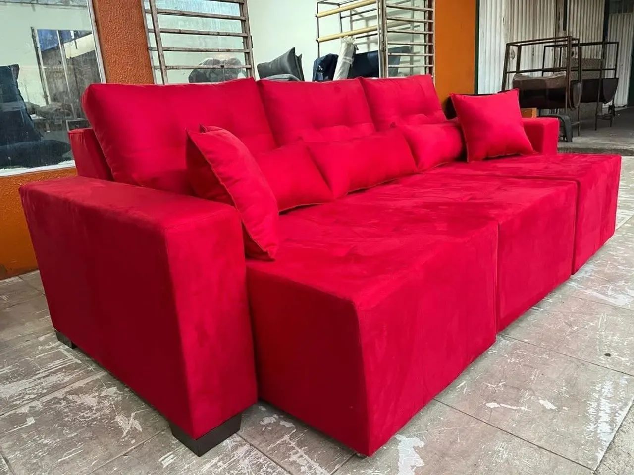 Super oferta. Sofá retrátil modelo 3 Lugares  - Foto 3