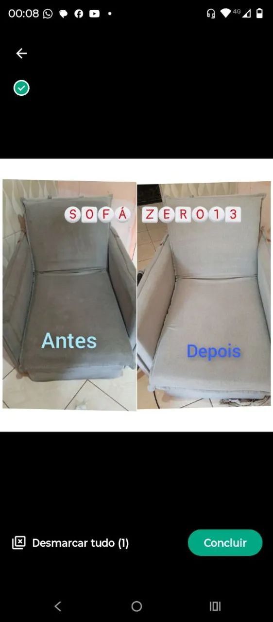 Limpeza de sofá  - Foto 2