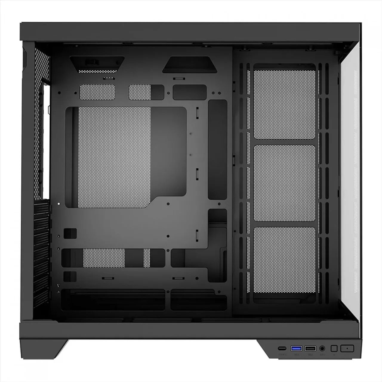 Gabinete SuperFrame Vhagar, Mid Tower, Vidro Temperado, ATX, Preto, Sem Fan CAIXA ABERTA - Foto 2