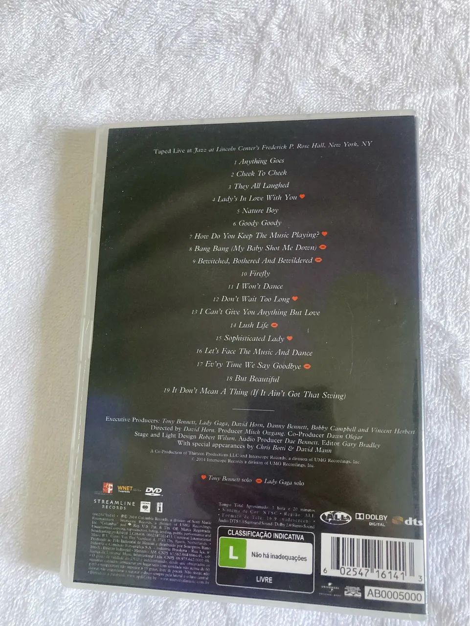 Dvd Tony Bennett & Lady Gaga - Live - Foto 2