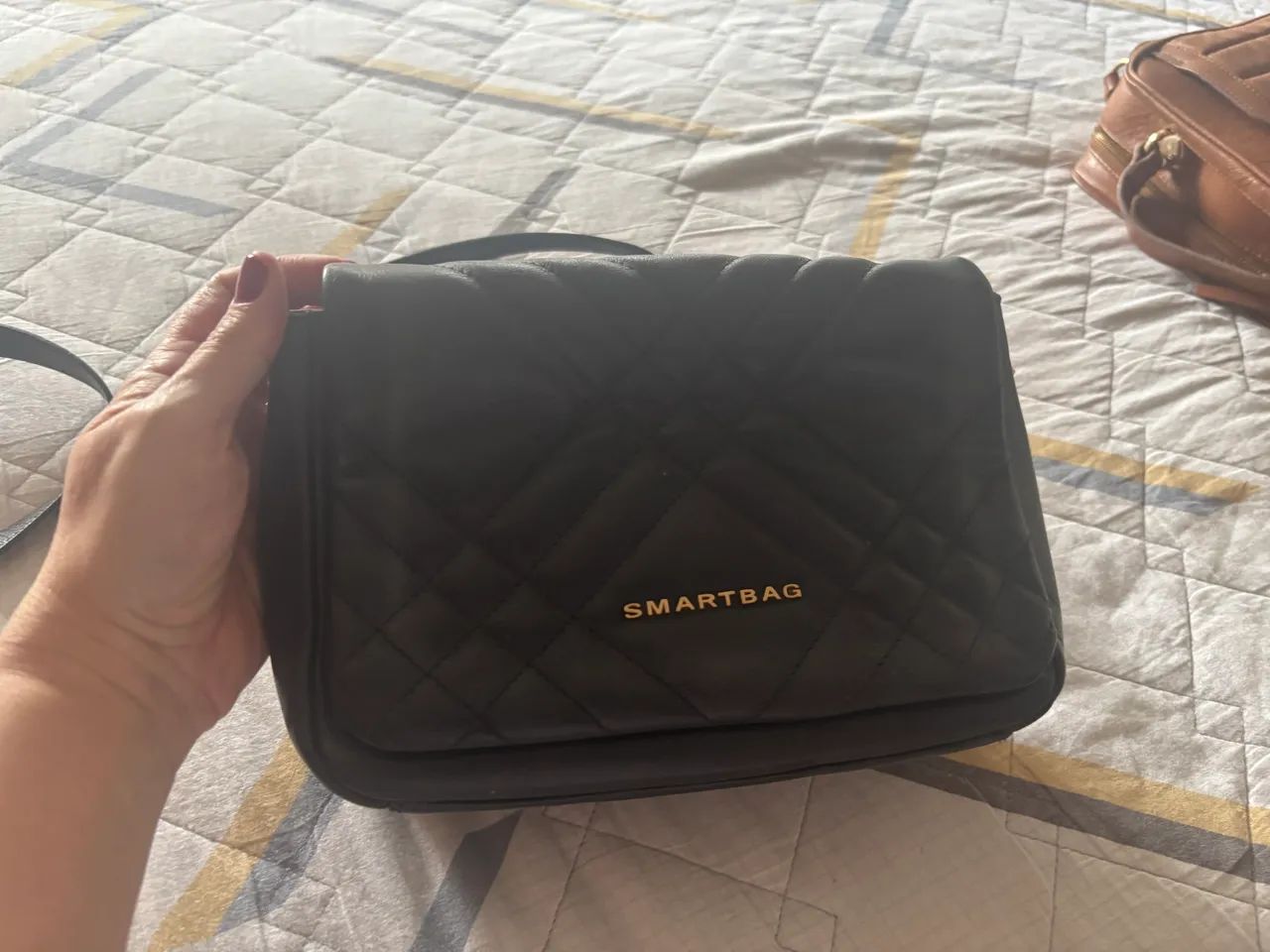 Bolsa em couro da marca smartbag