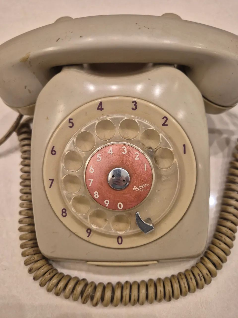 Telefone Retrô ainda funciona - Ericsson - Antiguidade