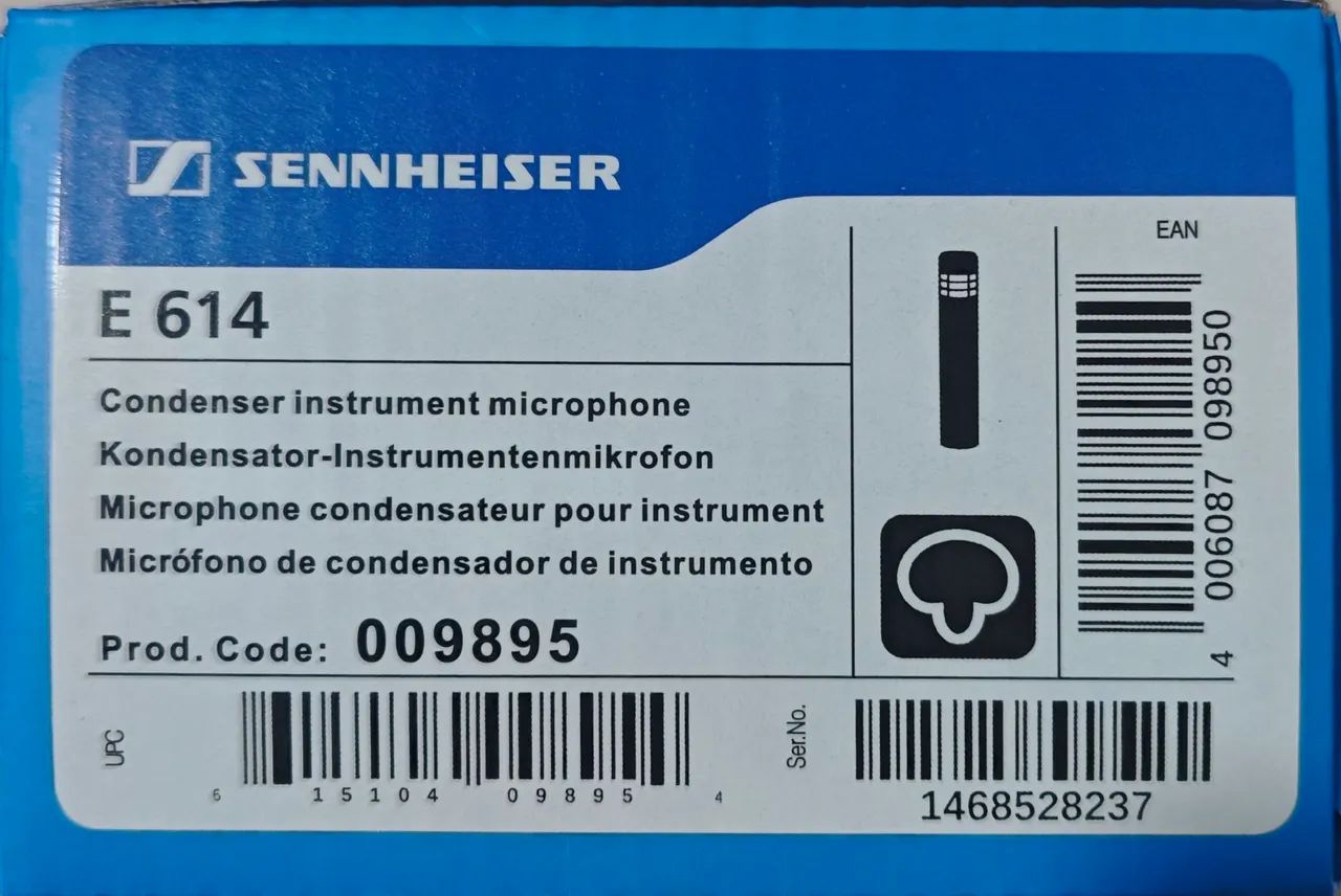 Microfone Condensador Sennheiser E 614 - Foto 2