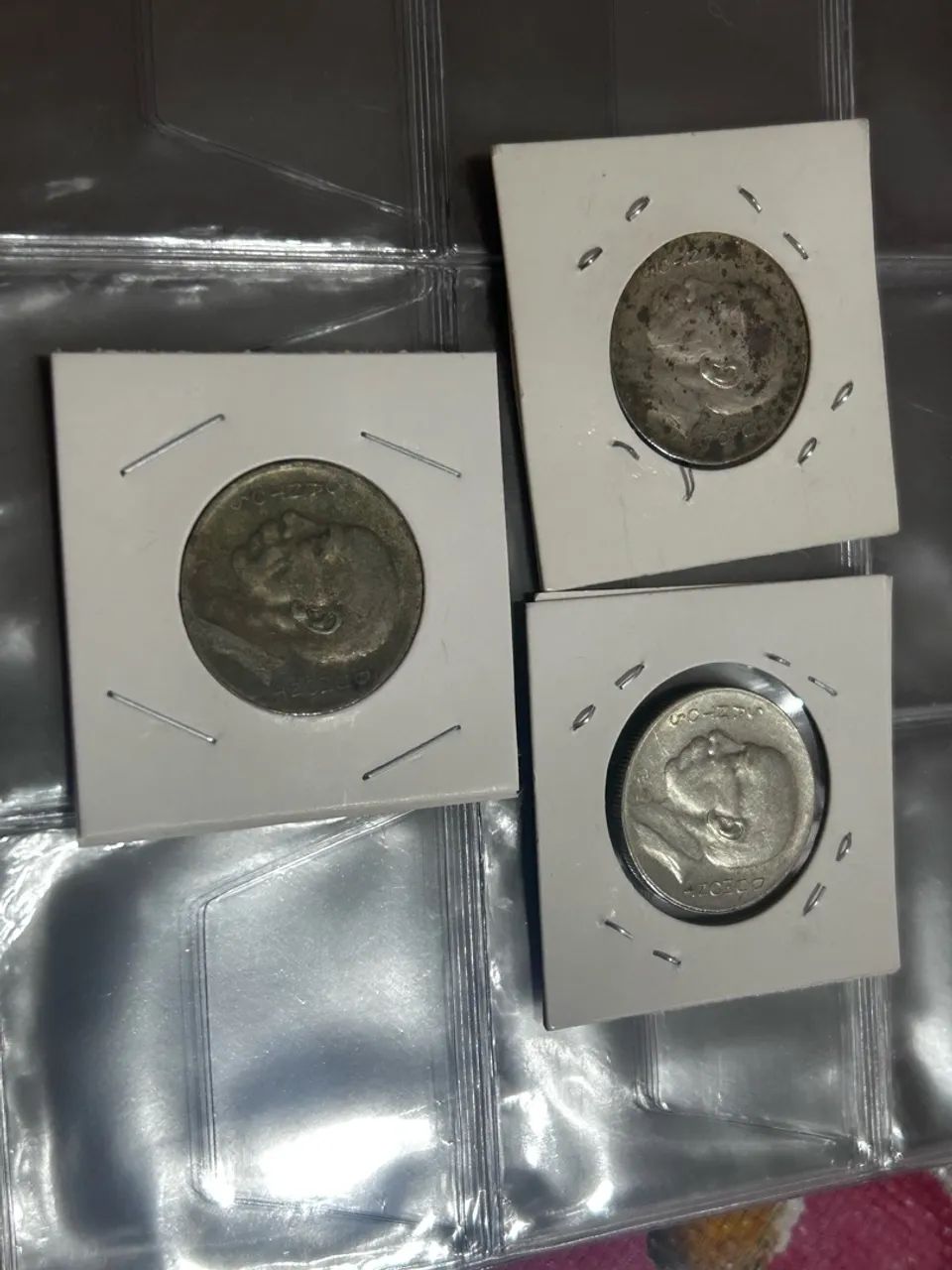 Set moeda em prata Santos dumont 1936,1937 e 1938