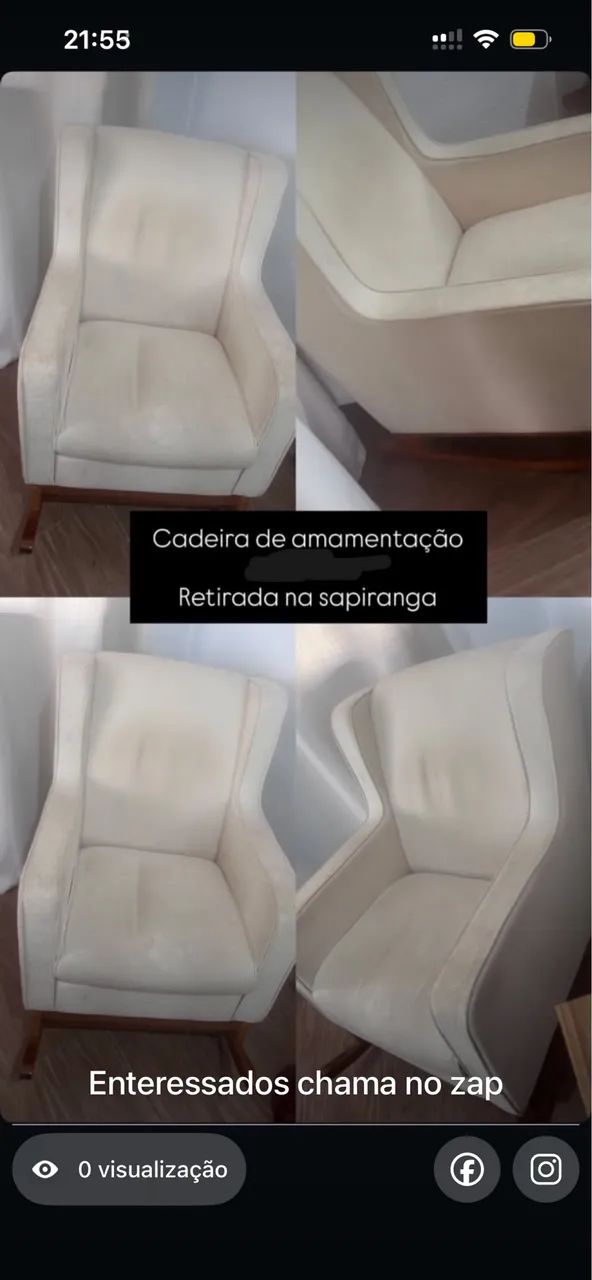 Cadeira de amamentação 