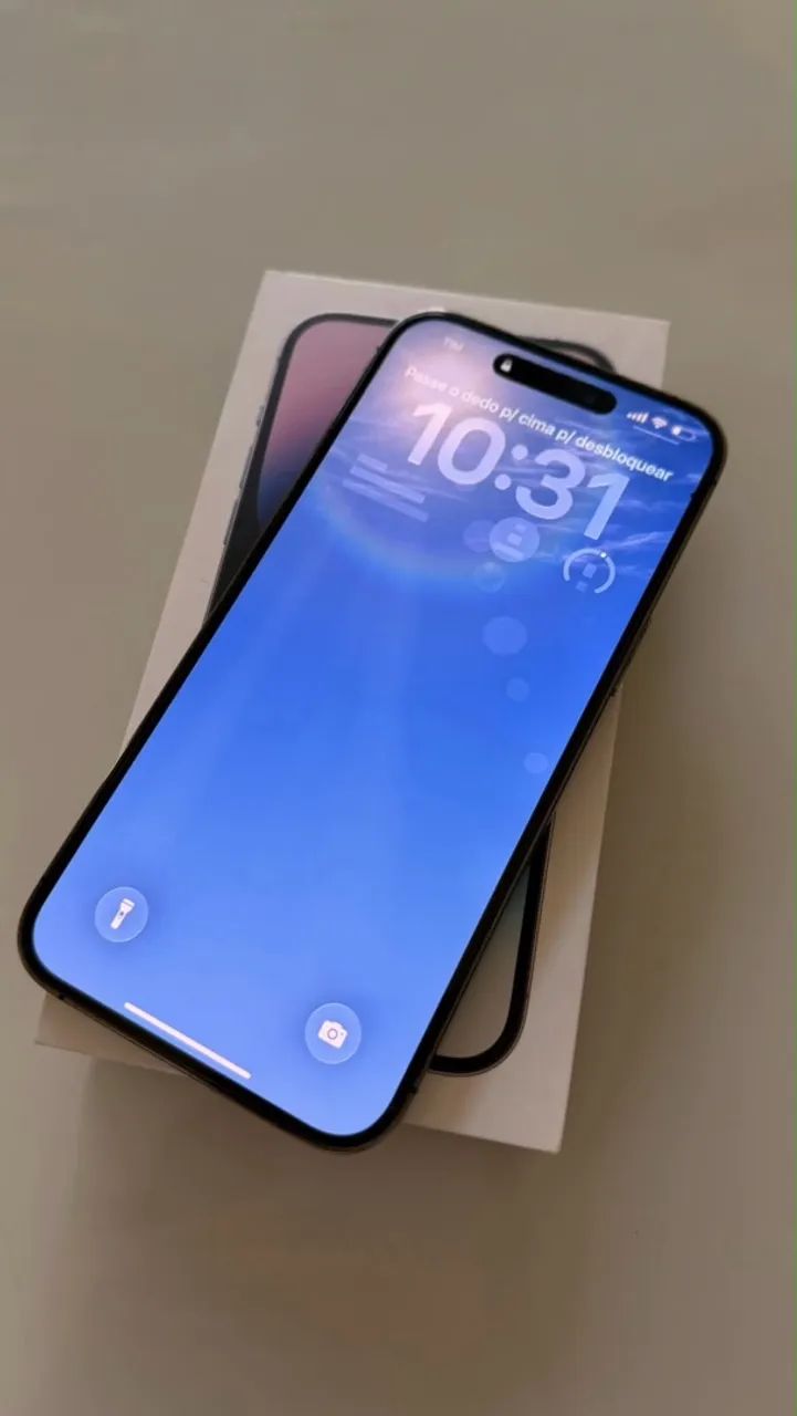 iPhone 14 Pro Max 128GB, bateria 79%. Acompanha cabo e película de brinde. - Foto 2