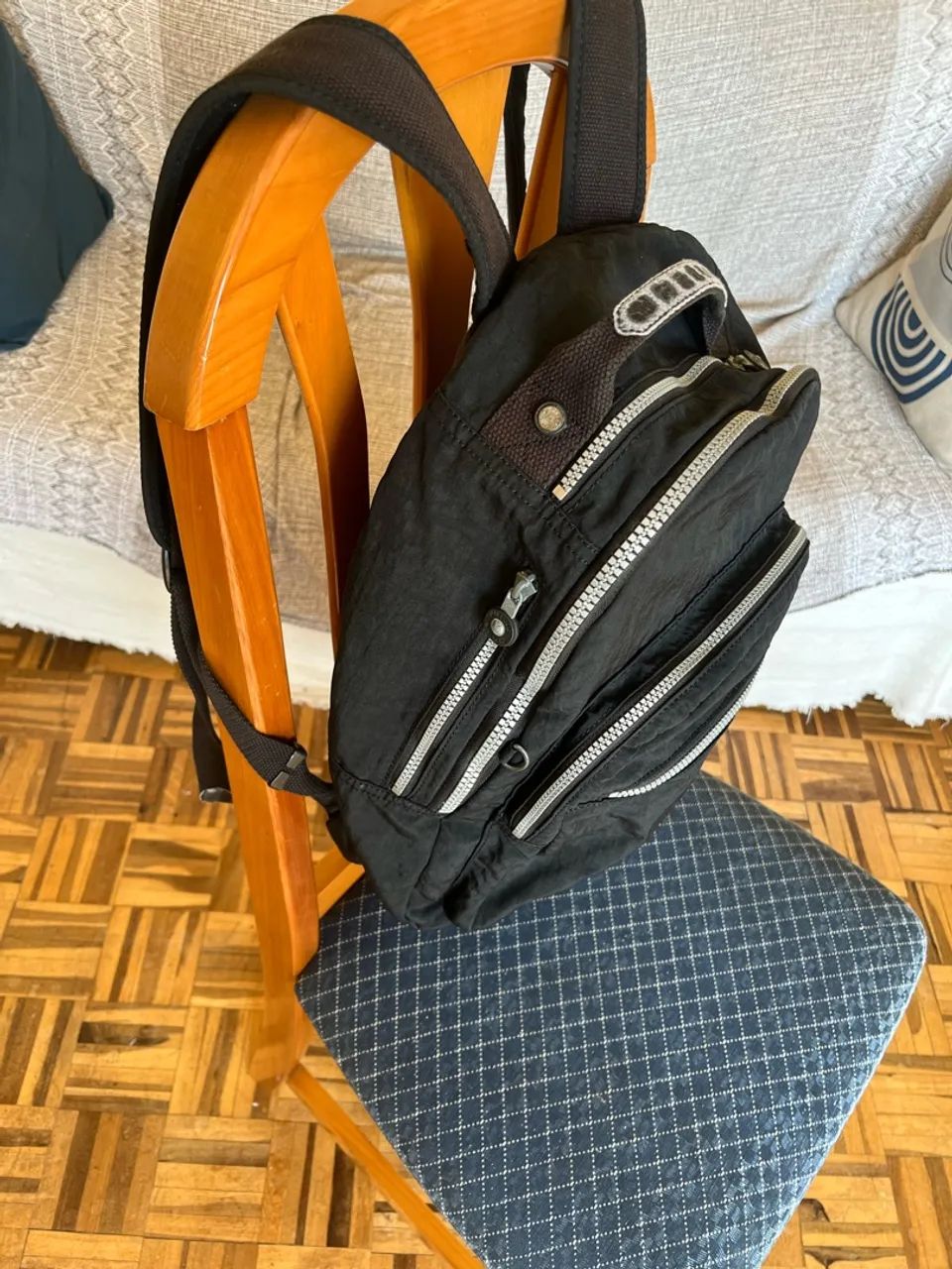 Mochila Kipling Preta - Foto 3