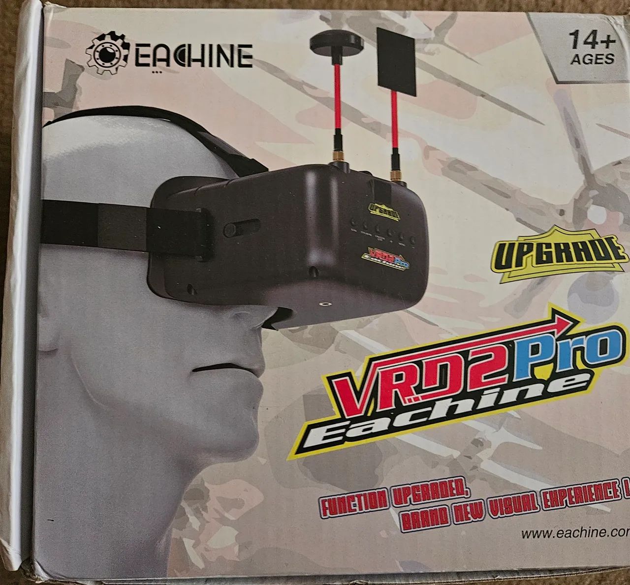 Óculos FPV Eachine VR D2 Pro, para uso com drones e aeromodelos FPV.<br> - Foto 5