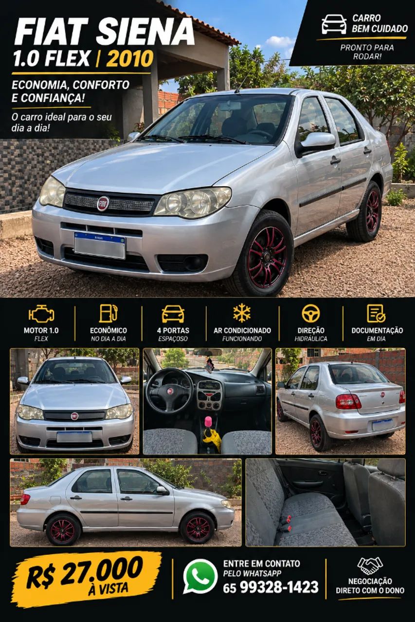Fiat Siena Siena 1.0/ EX 1.0 mpi Fire/ Fire Flex 8v 2010
