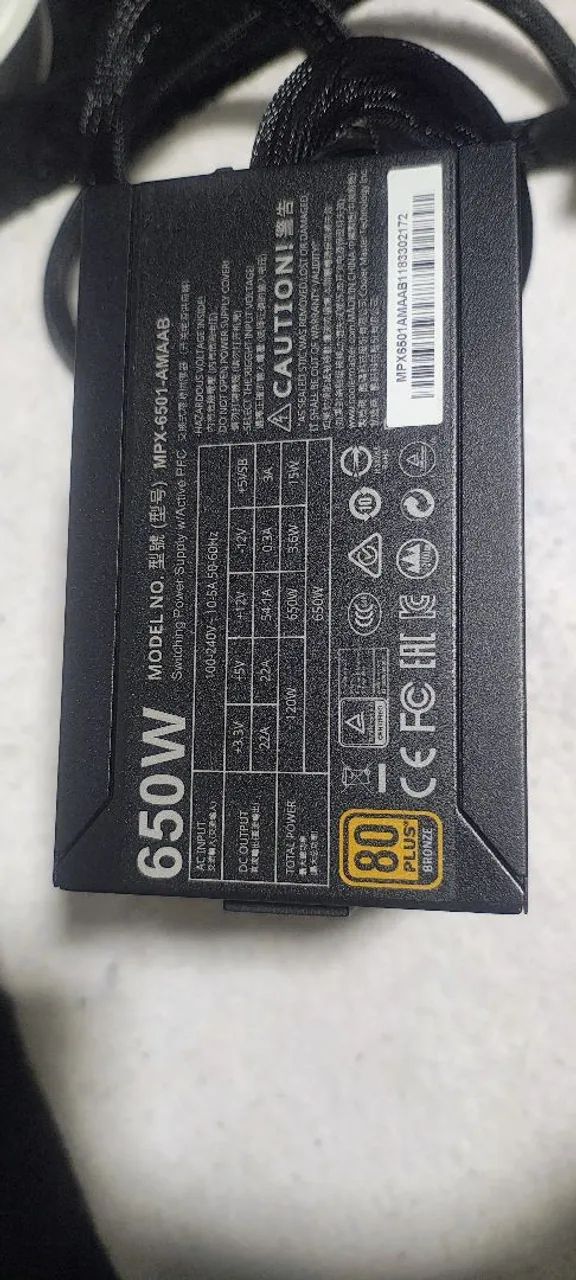 FONTE PARA PC COOLER MASTER