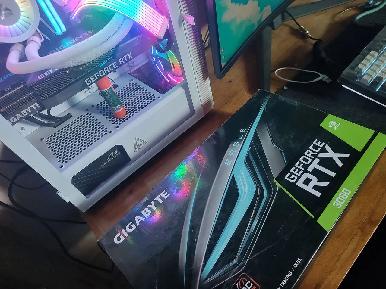 Rtx 3080 EAGLE OC (NÃO ACEITO TROCAS) - Foto 2