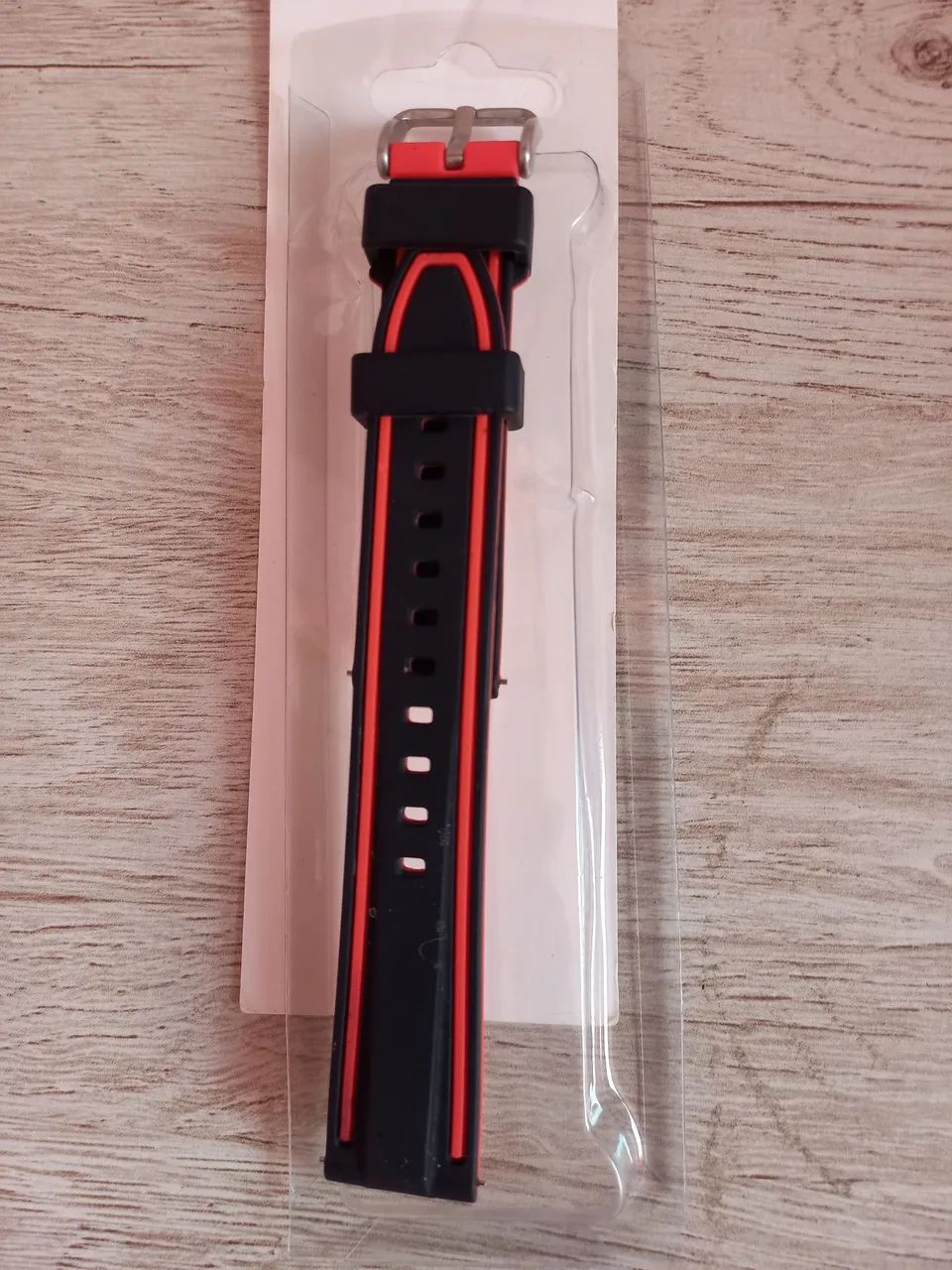 Pulseira para relogio, de silicone duas cores largura 20mm com pinos de liberação rapida