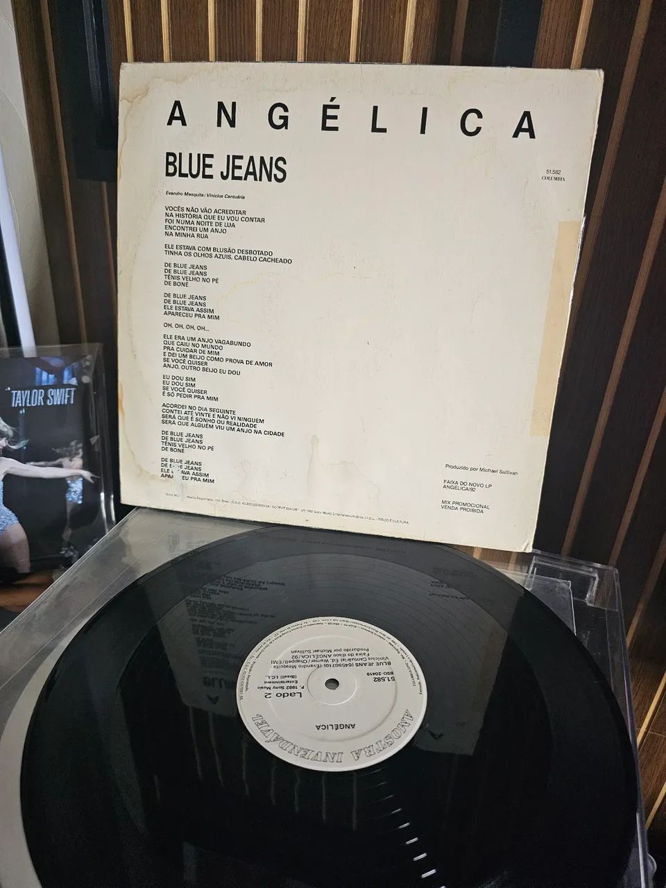 LP ANGÉLICA BLUE JEANS SINGLE RARO - Foto 2
